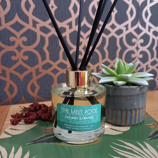 Lime with Basil & Orange - Reed Diffuser
