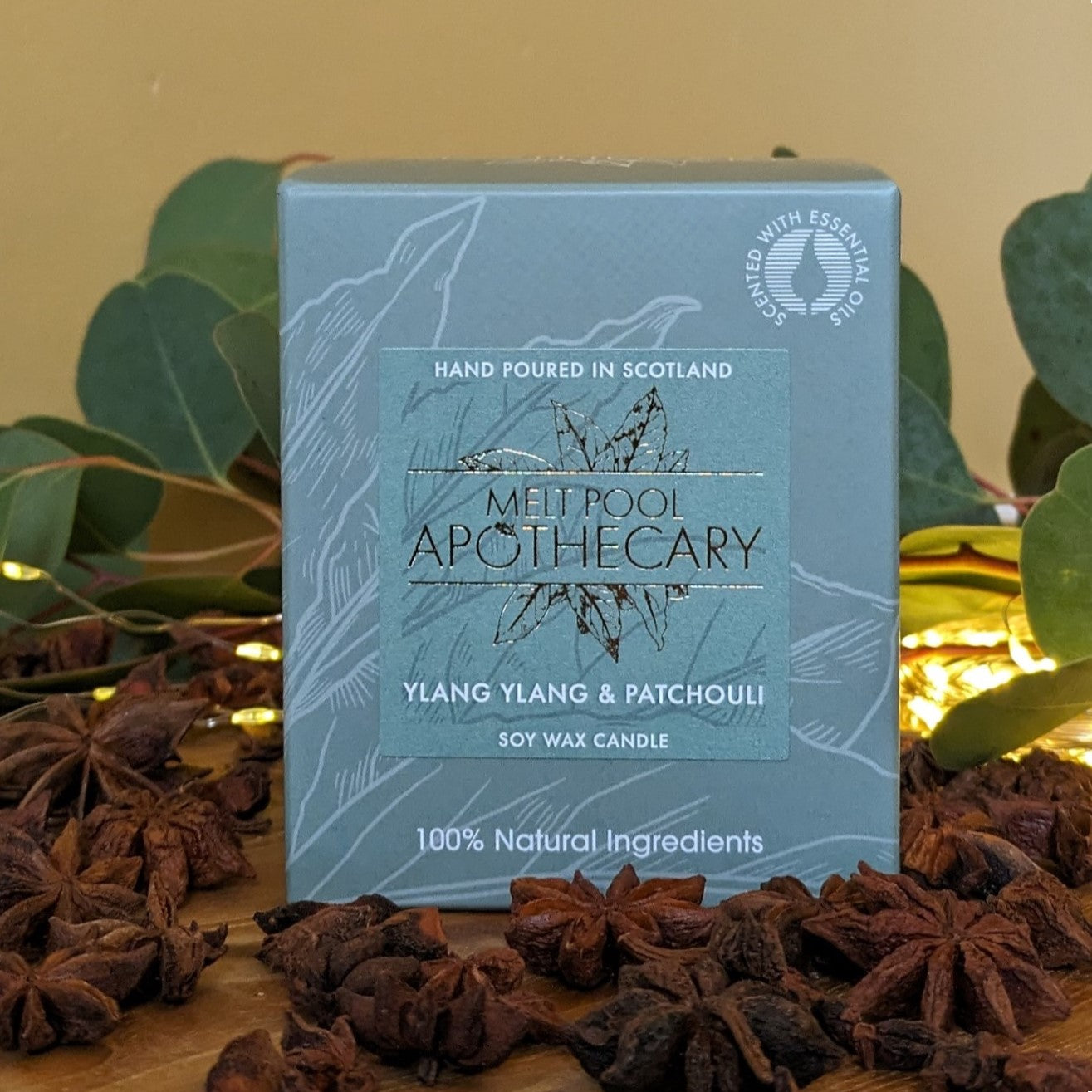 Ylang Ylang & Patchouli - Large Amber Jar Candle