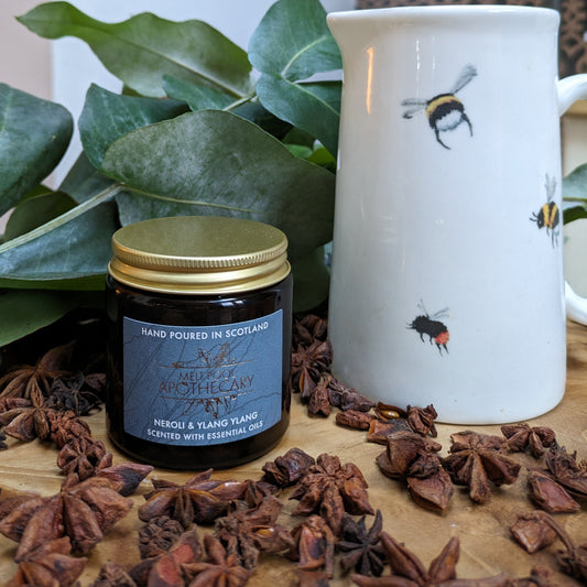 Neroli & Ylang Ylang - Small Amber Jar Candle
