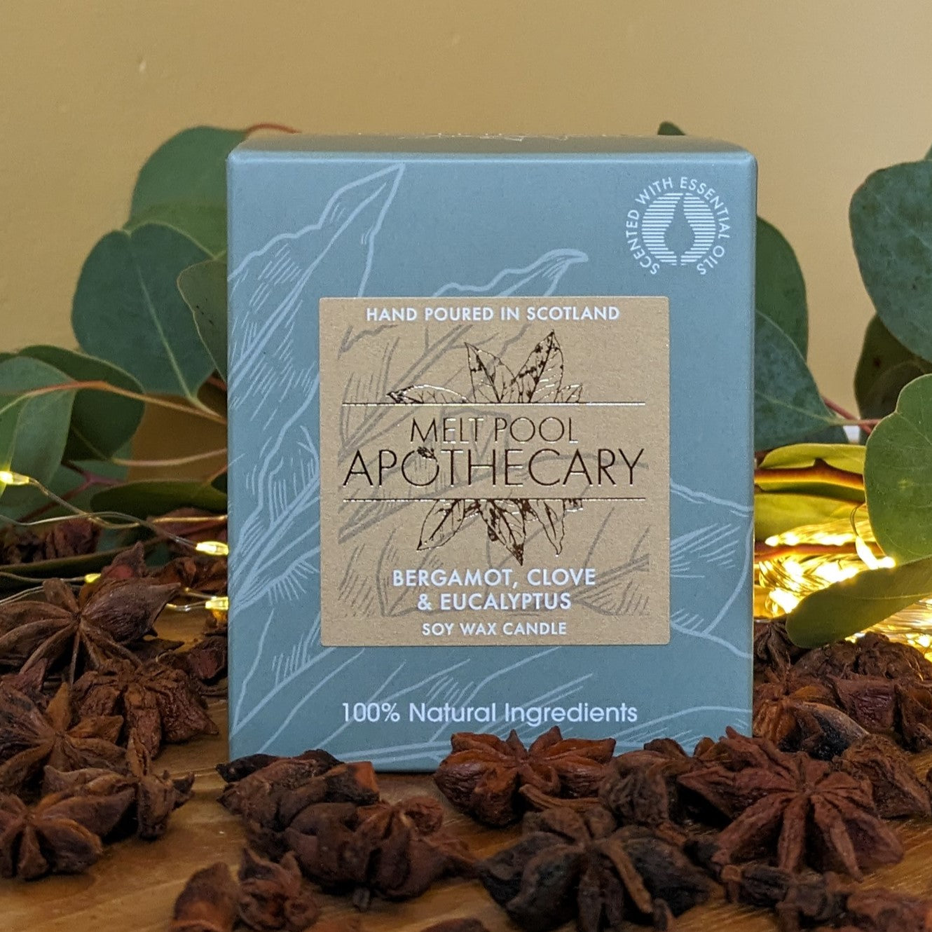 Bergamot Boxed Candle